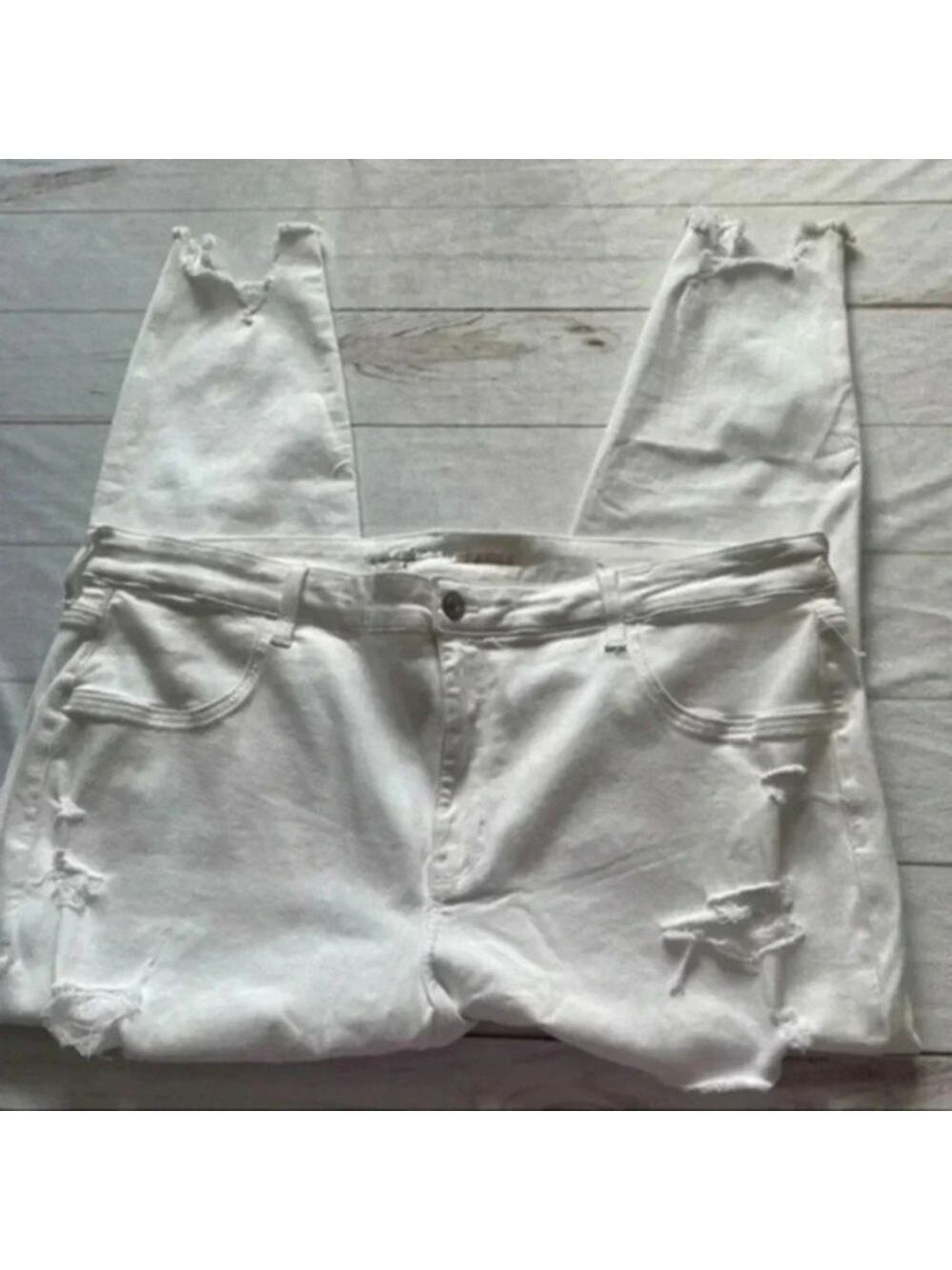 American eagle next level stretch white jeggings size 24